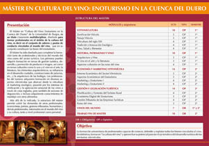 Enominer. Master en Cultura del Vino: Enoturismo en la Cuenca del Duero